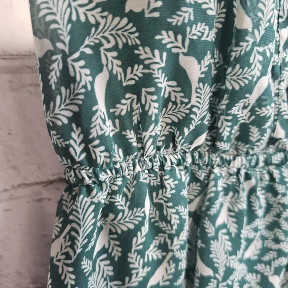 Mossimo Supply Co Green Sleeveless V-neck Sundress - Picture 5 of 11